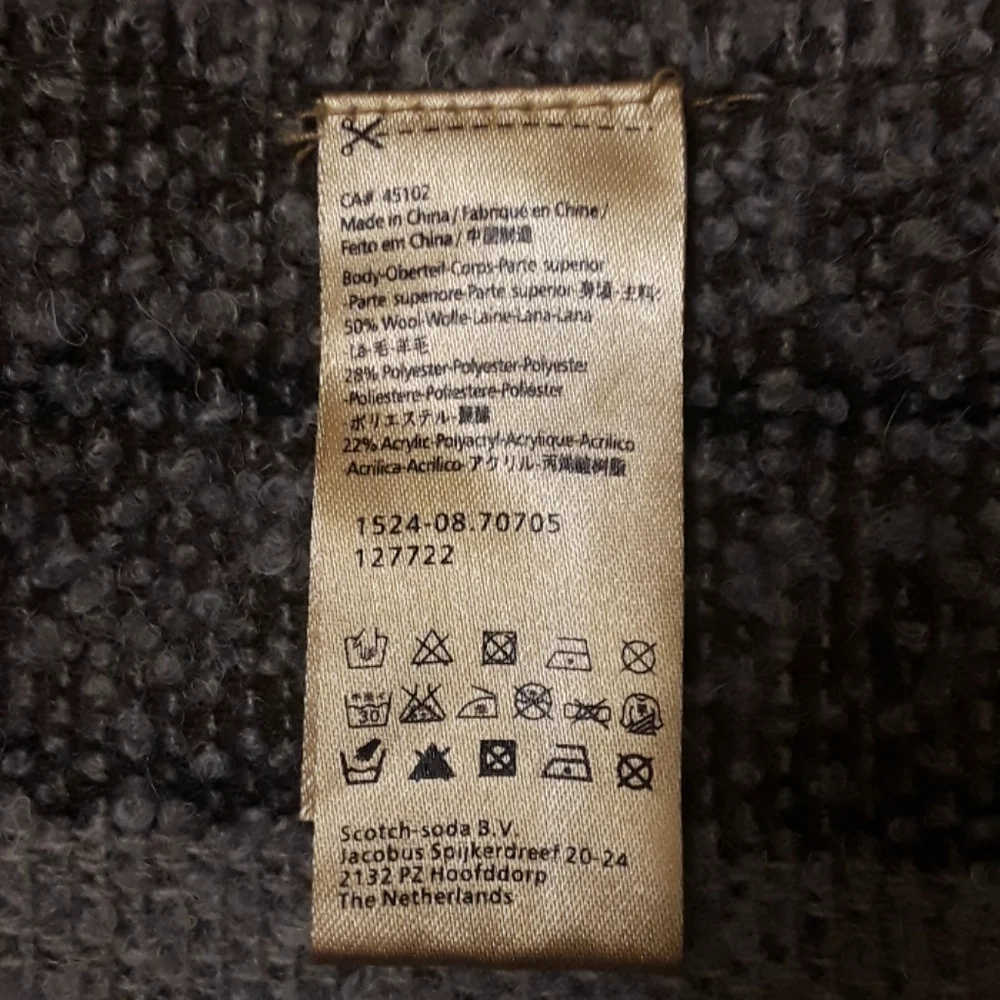 NWT, Maison Scotch/Scotch & Soda Stripe Blanket Scarf